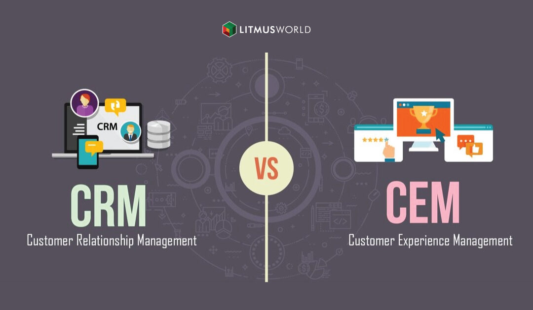 How does CEM relate to CRM?